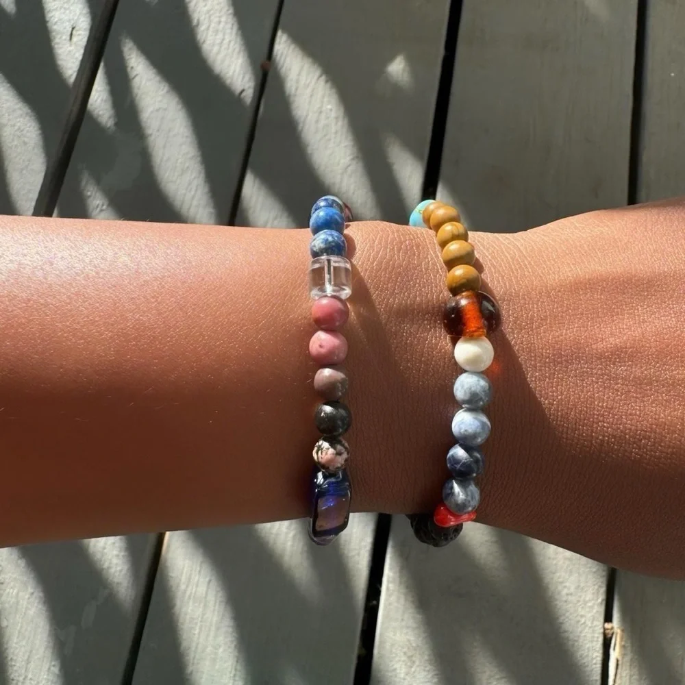 Mixed Bead Bracelet 6mm